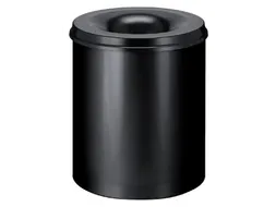 Papierbak met Vlamdover 80 liter 465mm x 54cm Zwart