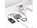 10-poorts USB-C hub desktop USB hub met 8x USB-A en 2x USB-C