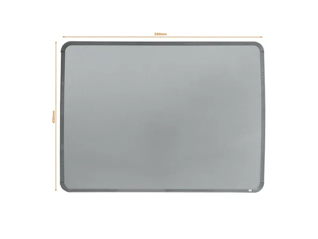 Tableau Blanc Nobo Slim Line 43x58cm Argent