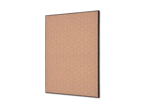 Wanddecoratie Textiel Set A2 Hexagon Beige