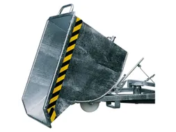 kiepbak,HxLxB 800x1300x820mm,0,3m³,draagverm. 1000kg,wielen