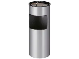 As-papierbak 30 liter aluminiumgrijs