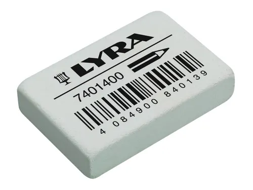 Gum LYRA India Rubber doos à 40 stuks wit
