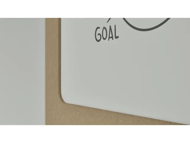 Tableau blanc acoustique mobile Silva 200x120cm beige