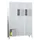 lockerkast,HxBxD 1850x1200x500mm,3x5vakken,RAL7035,front RAL5012