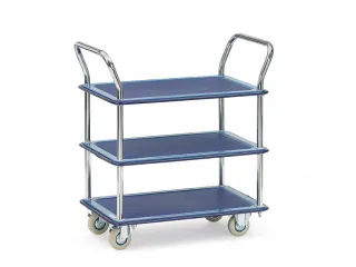 Platformwagen Van Staal 3113 120kg Laadvlak 740x480mm Ral 5007 - 1