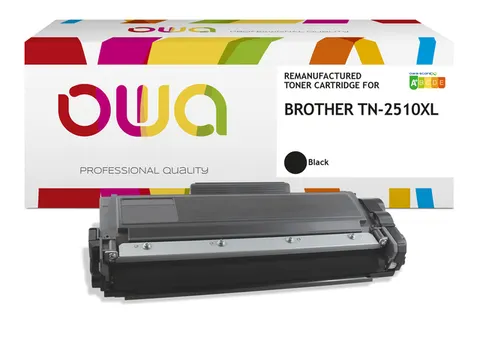 Cartouche toner OWA alternative pour Brother TN-2510XL noir