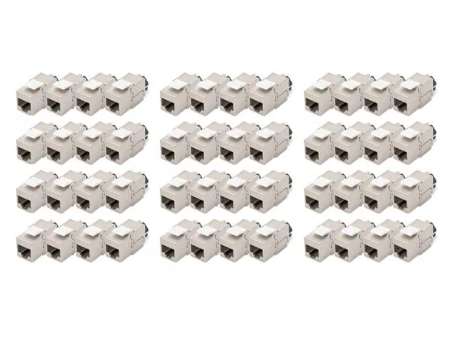 Module Keystone CAT 6A blindé Connexion sans outil 48 pièces