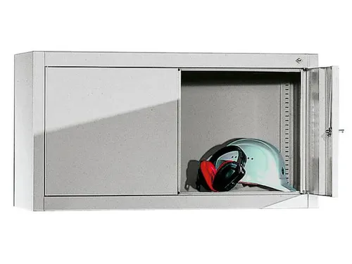 opzetkast,v. universele kast,romp RAL7035,front RAL3003