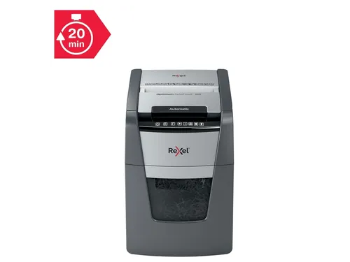 Papiervernietiger Rexel Optimum Auto+ 90X snippers 4x28mm