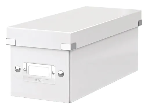 Cd-box Leitz Click & Store 143x136x352mm Wit 84% gerecycled karton