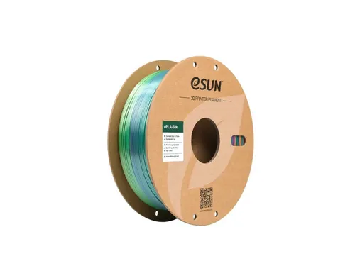 eSUN 3D printer Filament ePLA-Silk 1,75mm Rainbow Coral 1kg