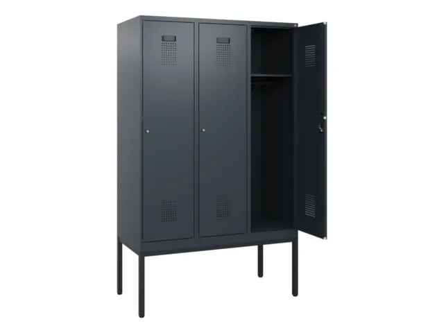 schoollocker,HxBxD 1950x1200x500mm,3vak,vak B 400mm,cil.-slot