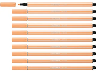 Viltstift STABILO Pen 68/25 medium pastel oranje - 7