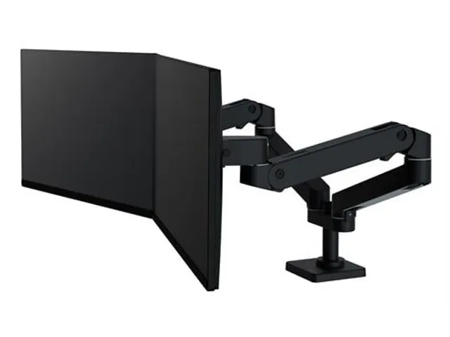 Monitorarm Ergotron LX Series 45-686-292 2 Schermen 27 Inch Zwart