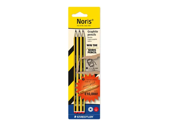 Crayon Staedtler Noris 3x HB Find the golden Noris