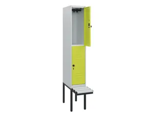 Dubbeldekse dekenkist,HxBxD 1950x300x815mm,1x2vak.,vak B 300mm - 2