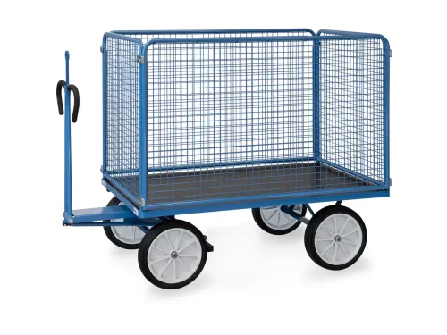 Handtrekwagen Trekoog 6445vz 1000kg 1600x900mm Draadgaas Rubber