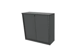 schuifdeurkast,HxBxD 1155x1200x445mm,MS-donkergrijs