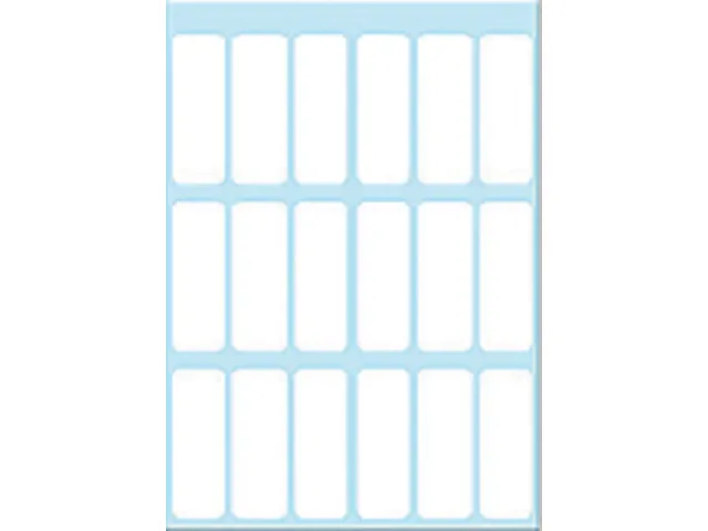 HERMA 3650 Universele etiketten 12x34mm Wit 126 stuks
