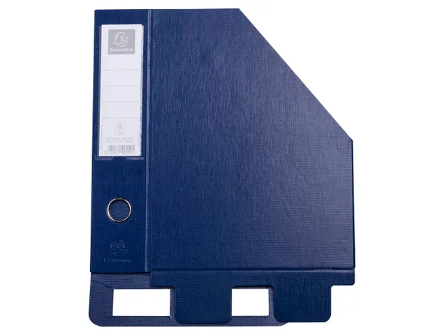 Tijdschriftenhouder PP rug70mm do-blauw