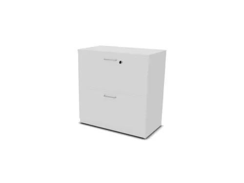 Hangmappenkast Hxbxd 740x800x445mm 3 Laden Bl-wit