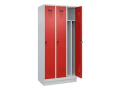locker voor scheiding van kleding,HxBxD 1950x900x500mm,3vak