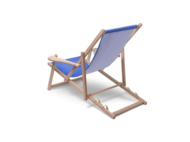 Strandstoel Relax Comfort beukenhout te personaliseren met print