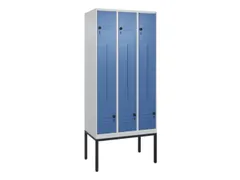 armoire vestiaire Z HxlxP 2120x900x500mm larg. compart. 150/300mm