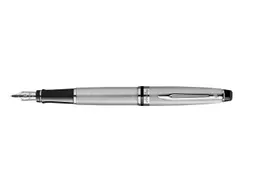 Vulpen Waterman Expert Stainless Steel CT Medium Blauwe inkt