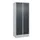 Z-garderobekast,HxBxD 1950x800x500mm,vak B 200/400mm,cil.-slot,sokkel