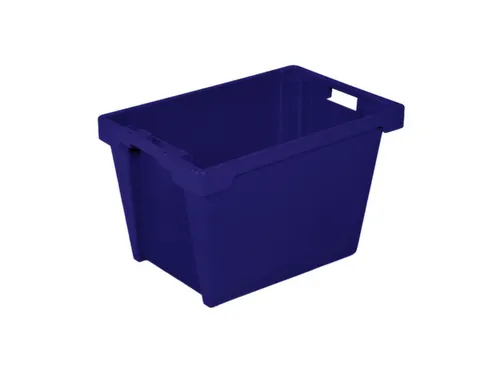 Euronorm Draaistapelbak 350x600x400mm Blauw 60l