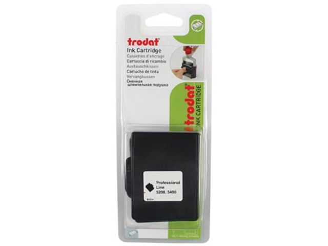 Trodat Vervangkussen Zwart Voor Stempel 4208/5208/5480 | StempelsOnlineBestellen.nl