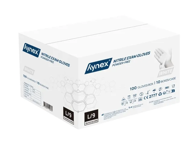 Handschoen Comfort nitril maat S blauw poedervrij 100 stuks