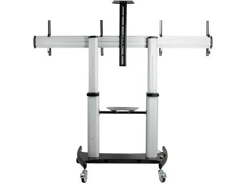 Dual TV Standaard op Wielen voor 37-60 Inch VESA TV's