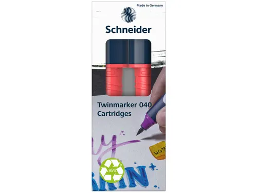 Twinmarker Schneider cartridge Paint-It 040 rood 124