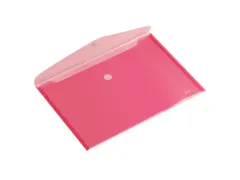 Enveloptas HF2 A5 250x180mm dwars transparant rood