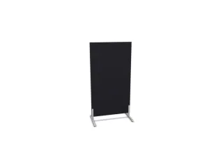 scheidingswand,HxB 1545x800mm,wand hout,CC-zwart - 1