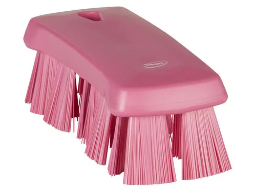 Vikan 3891-1 UST Kleine Werkborstel Harde vezel 176mm Roze