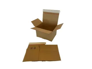 Verzenddoos Quickbox IEZZY 400x260x250mm B-golf bruin 10 stuks - 2