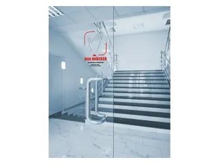 Antimicrobiële etiketten afneembaar transparant 450x320mm - 3