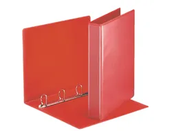 Presentatie Ringband 4 Rings A4 20Mm D-Mech Deluxe Panorama Rood
