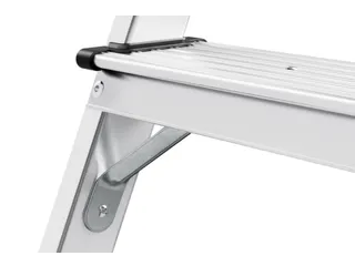 vouwtrapje bordes H 600mm 2x3treden HxBxD 600x445x640mm aluminium - 6