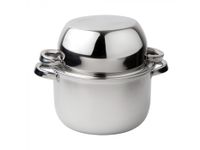 Mosselpan 22cm rvs