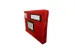 POCSOU professionele posttas rood nylon 42 x 32 cm met extra vak