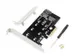 M.2 NGFF/NVMe SSD PCI Express 3.0 (x4) uitbreidingskaart