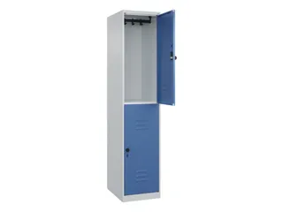 dubbeldekse locker,HxBxD 1850x400x500mm,1x2vak.,vak B 400mm - 2