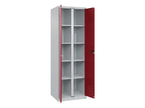 wasgoedverdeelkast,HxBxD 1850x600x500mm,vak B 300mm,cilinderslot