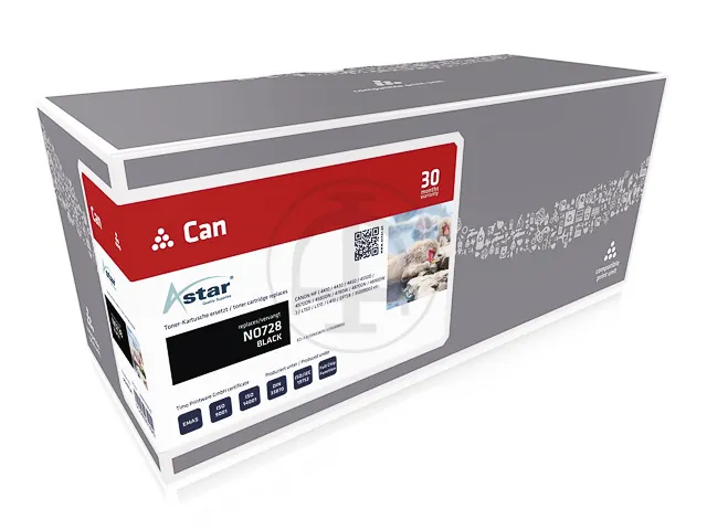 AS10728 Astar Canon EP728 MF toner zwart rebuilt 2100pagina's chip