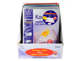 Schriftomslagen Kover transparant 24x32cm ass - 9